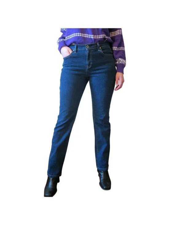 Tommy Hilfiger Bootcut Jeans 2002 Dark Wash Stretch Size 8 Hipster Fit - Picture 2 of 11